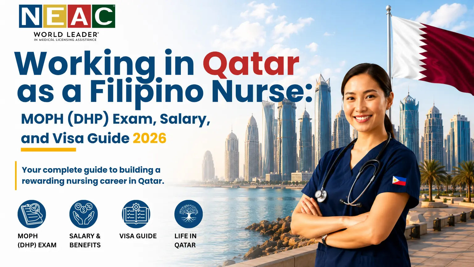 Working in Qatar as a Filipino Nurse: MOPH (DHP) Exam, Salary, and Visa Guide 2026