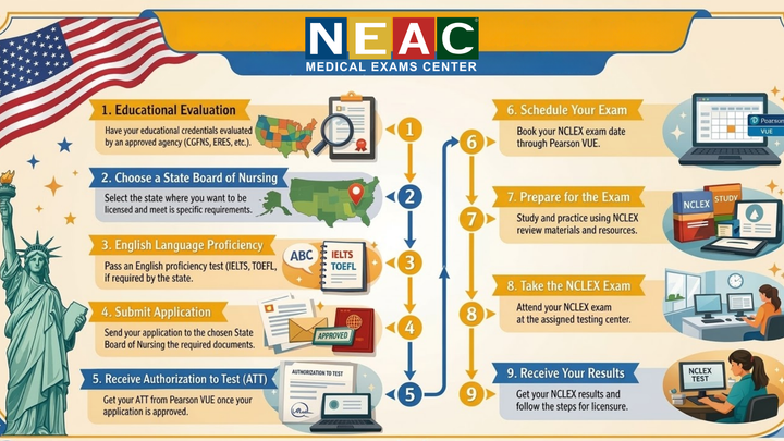 How to Apply for the NCLEX USA Exam in 2026: A Complete Step-by-Step Guide for International Nurses