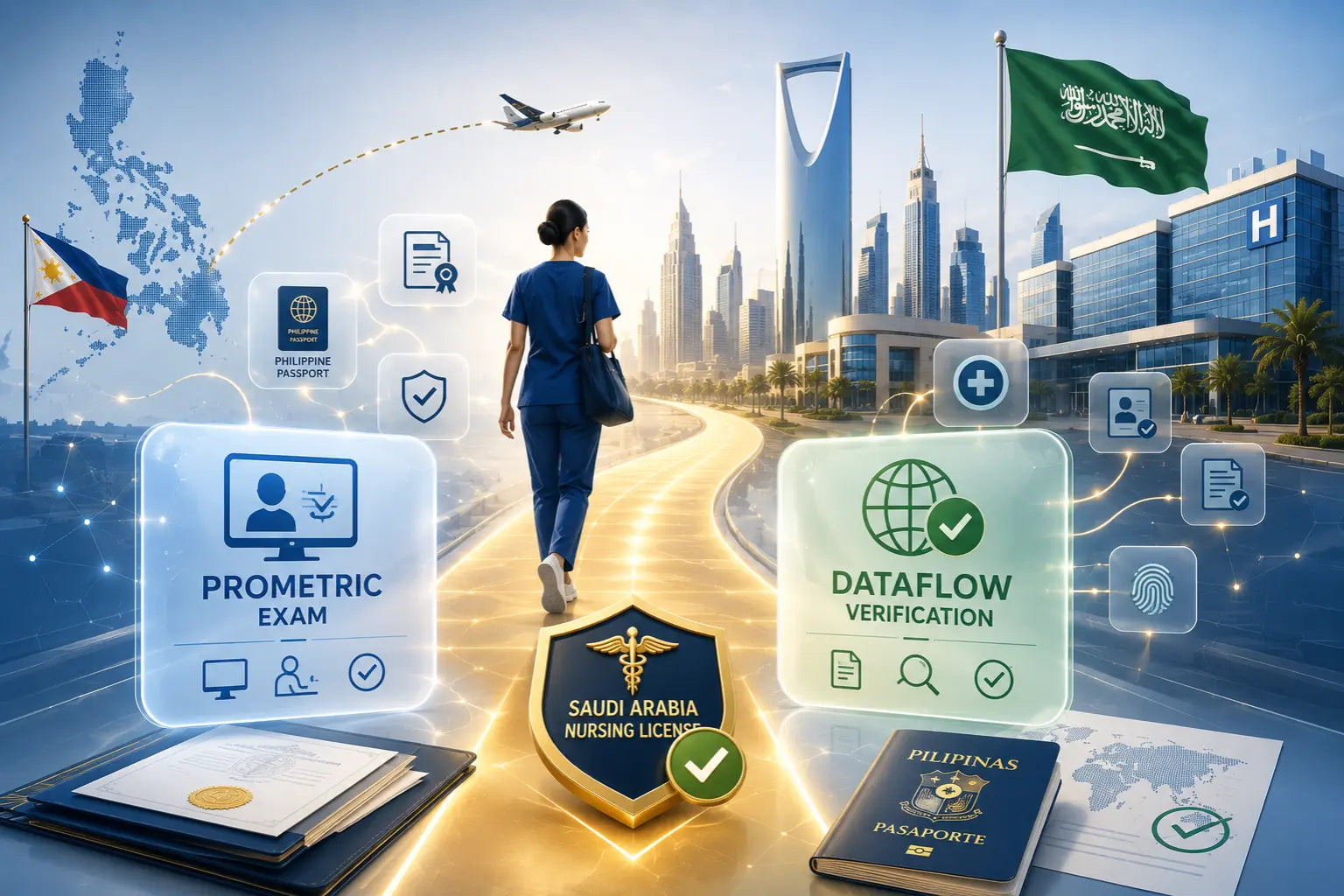 SCFHS Saudi Arabia Nursing Exam Guide for Filipino Nurses 2026 (Prometric + Dataflow)
