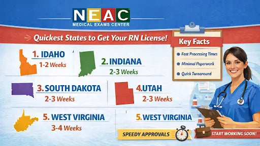 Fastest US States for NCLEX Licensing: 2026 Rankings
